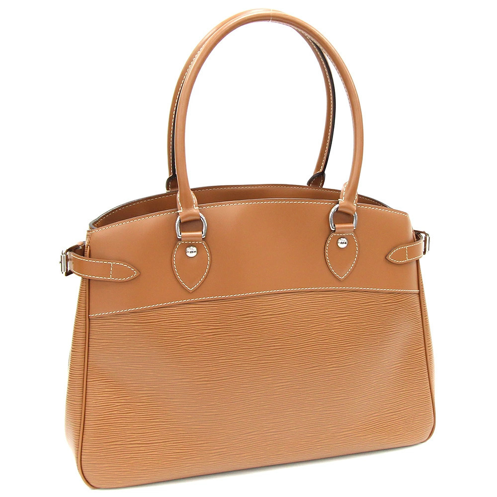 Louis Vuitton Epi Passy Handbag Camel Brown Tan Tote Bag Shoulder Brown LV